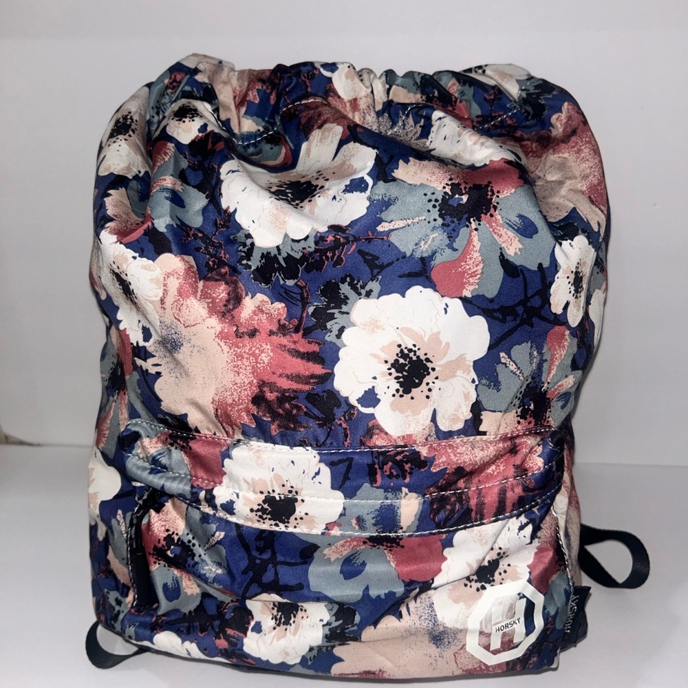 Floral Drawstring Backpack